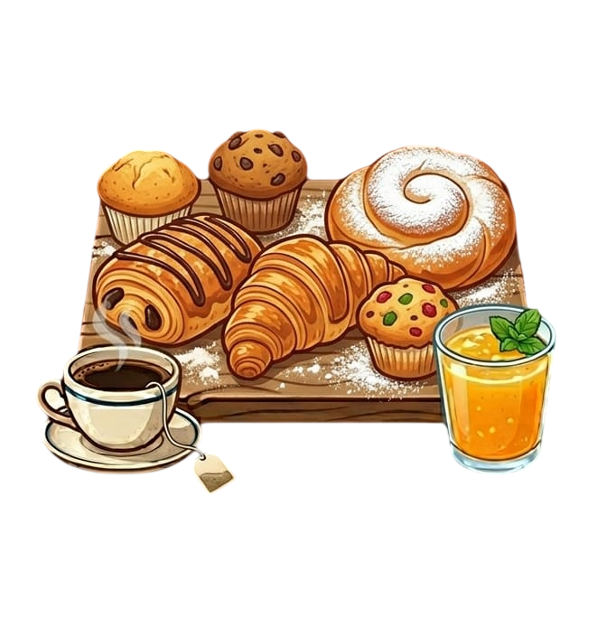 Combo Desayuno Bollería y Café